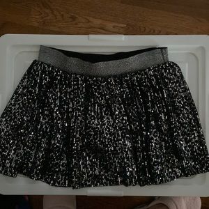 Justice brand sequined skorts